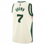 Boston Celtics Trikot Jaylen Brown 7 Nike 2023-24 City Edition Weiß Swingman - Herren